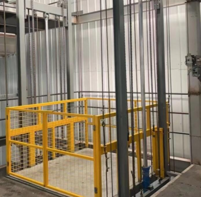 畅好乡导轨式升降机一般加工周期